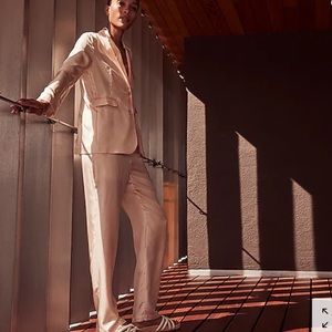 J.Crew Collection deconstructed blazer and slacks in silk twill NWT